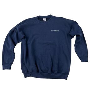 1998 Patch Adams Movie Promo Crew Neck Sweater Navy Blue Robin Williams XL